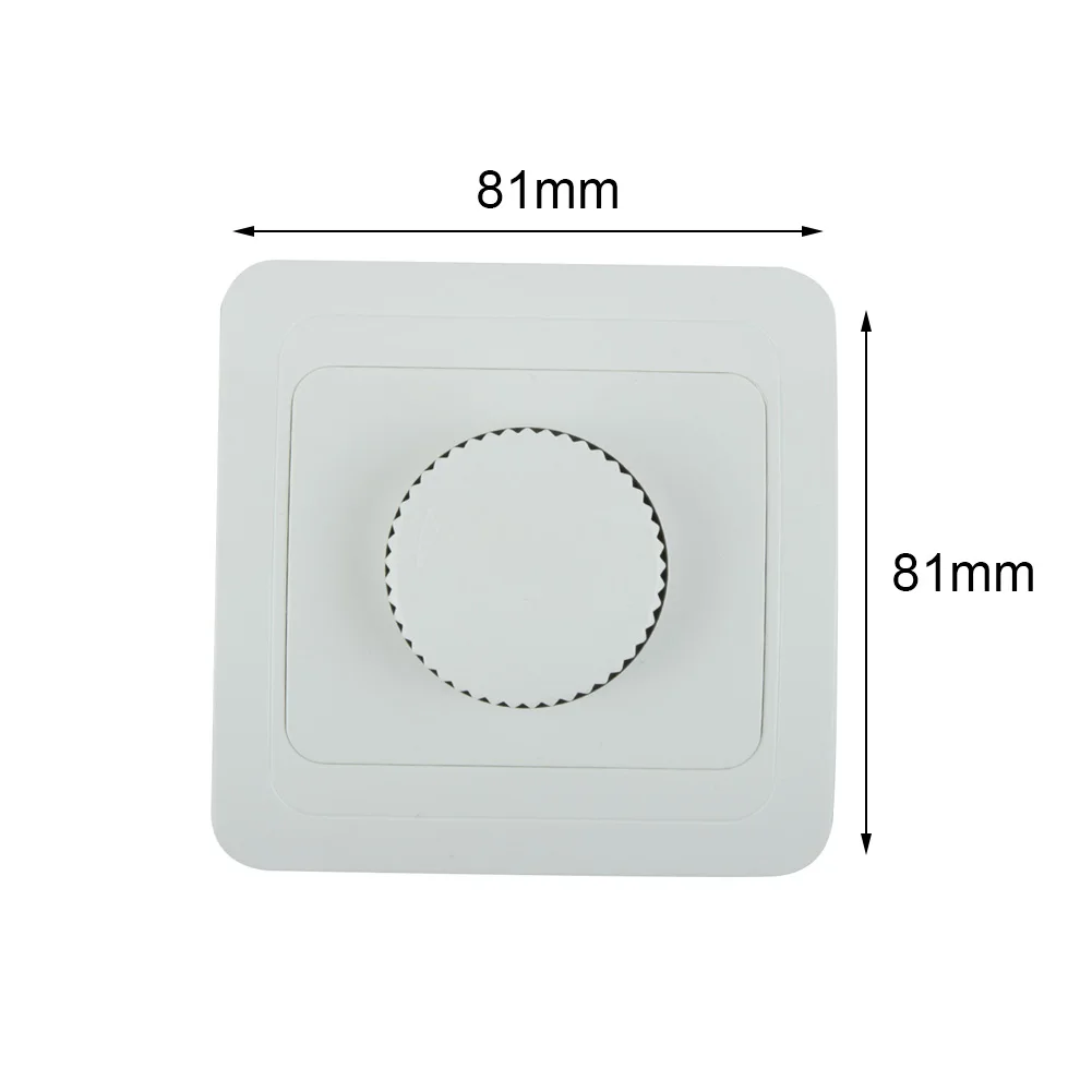 Accessories Household Items LED Dimmer Lighting Parts Rotary Switch White 81 X 81 Mm ABS For Lamps Flush-mounted
Accessories Household Items LED Dimmer Lighting Parts Rotary Switch White 81 X 81 Mm ABS For Lamps Flush-mounted