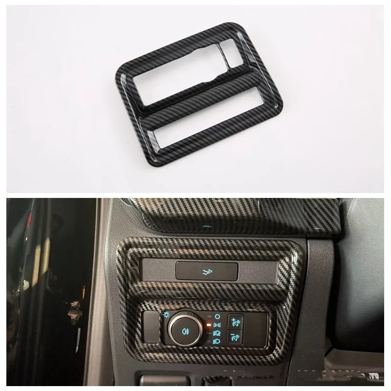 ABS Carbon Fiber Car Headlight Switch Button Panel Overlay Cover Trim Sticker Fit For Ford F150 2022
ABS Carbon Fiber Car Headlight Switch Button Panel Overlay Cover Trim Sticker Fit For Ford F150 2022
