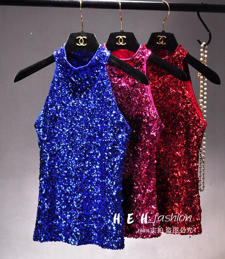 Disco Nightclub Sequins Glittering Summer Leisure Tight Vest Basic Sleeveless Vest of Y2K Sexy Woman Tops for Women
Disco Nightclub Sequins Glittering Summer Leisure Tight Vest Basic Sleeveless Vest of Y2K Sexy Woman Tops for Women