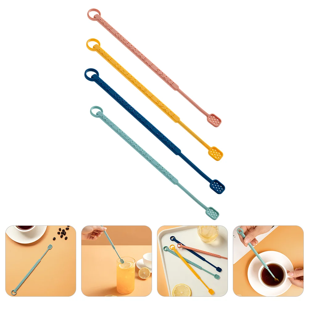 Cocktail Sticks Mixing Coffee Stirring Spoon Stirrers Bar Swizzle Drink Stick Stir Siliconelong Rod Shaker Reusable Stirrer 
Cocktail Sticks Mixing Coffee Stirring Spoon Stirrers Bar Swizzle Drink Stick Stir Siliconelong Rod Shaker Reusable Stirrer