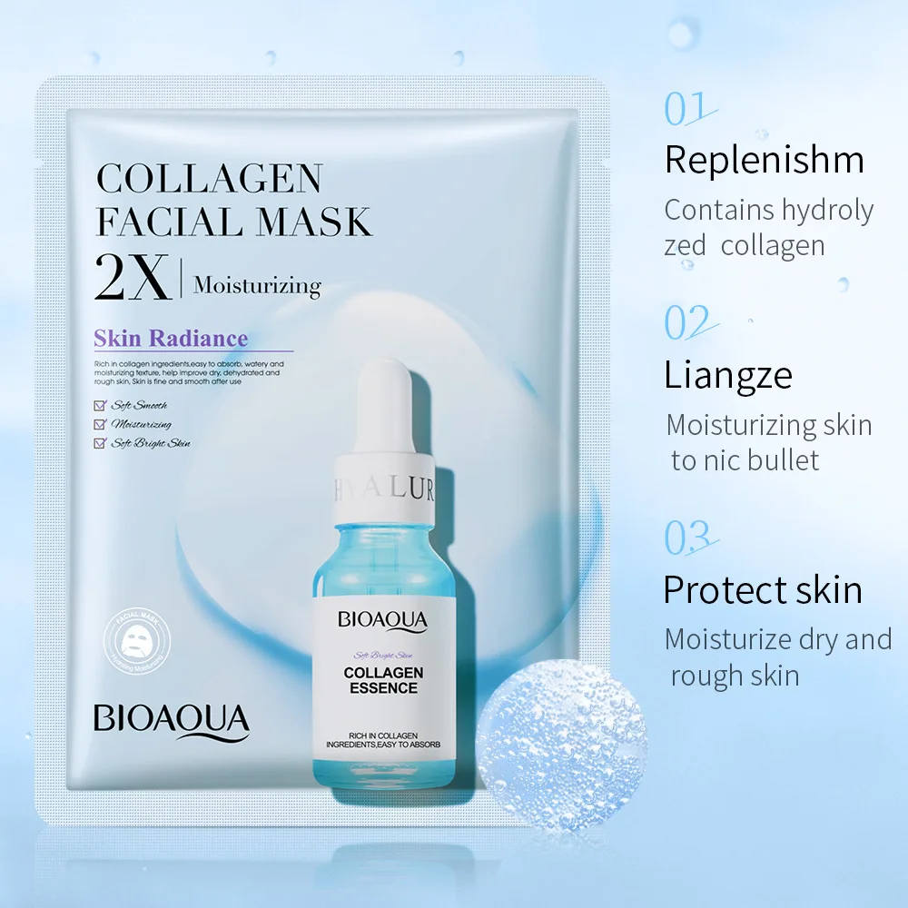 Коллагеновая маска для лица BIOAQUA Centella, 1 шт., увлажняющая Освежающая листовая маска VC, маска для лица с гиалуроновой кислотой, товары для уход...
Коллагеновая маска для лица BIOAQUA Centella, 1 шт., увлажняющая Освежающая листовая маска VC, маска для лица с гиалуроновой кислотой, товары для уход...