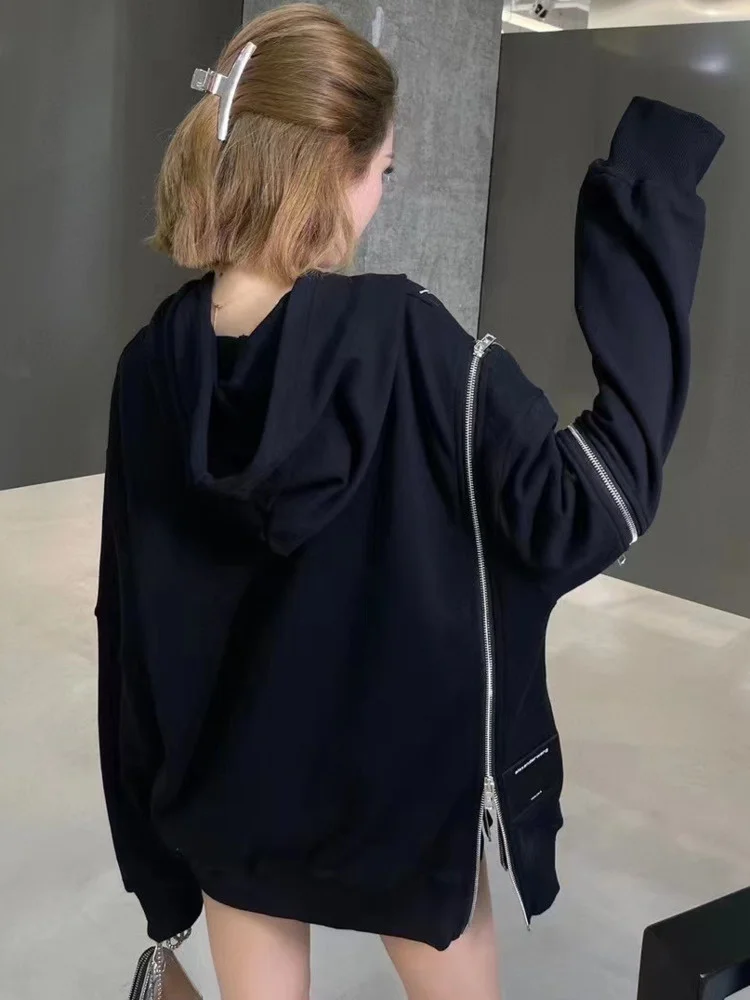 Loose Zipper Super Deconstruction Slim Casual Fashion Bodysuit Hoodies Sweatshirt Women Hoodie Autumn 2023 New
Loose Zipper Super Deconstruction Slim Casual Fashion Bodysuit Hoodies Sweatshirt Women Hoodie Autumn 2023 New