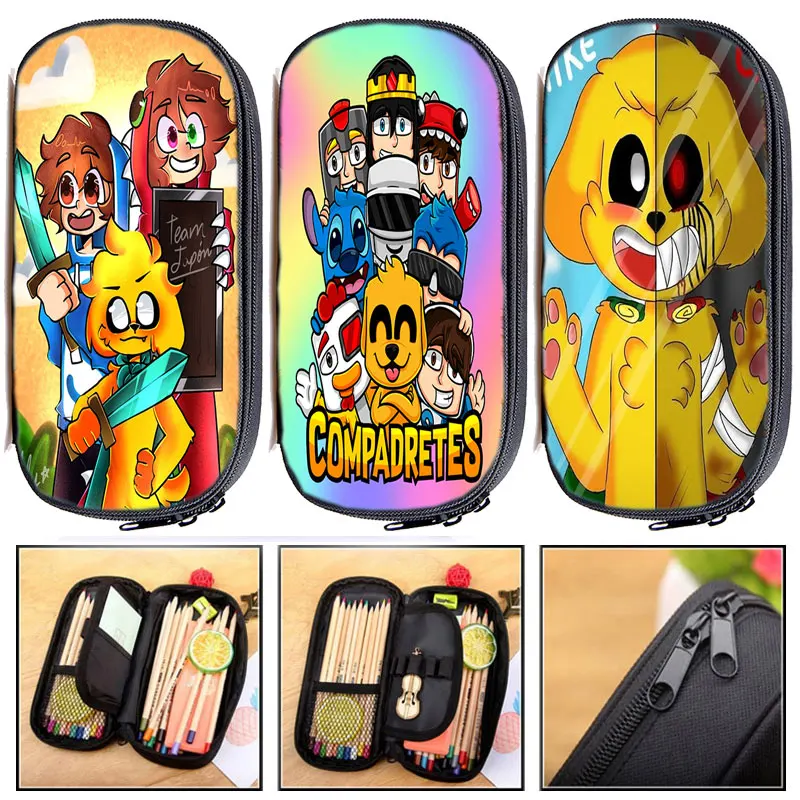 3D Mikecrack Compadretes Pencil Case Students School Stationery Bag Pencil Box Kids Pencil Pouch Boys Girls Anime Pen Bag Gifts
3D Mikecrack Compadretes Pencil Case Students School Stationery Bag Pencil Box Kids Pencil Pouch Boys Girls Anime Pen Bag Gifts