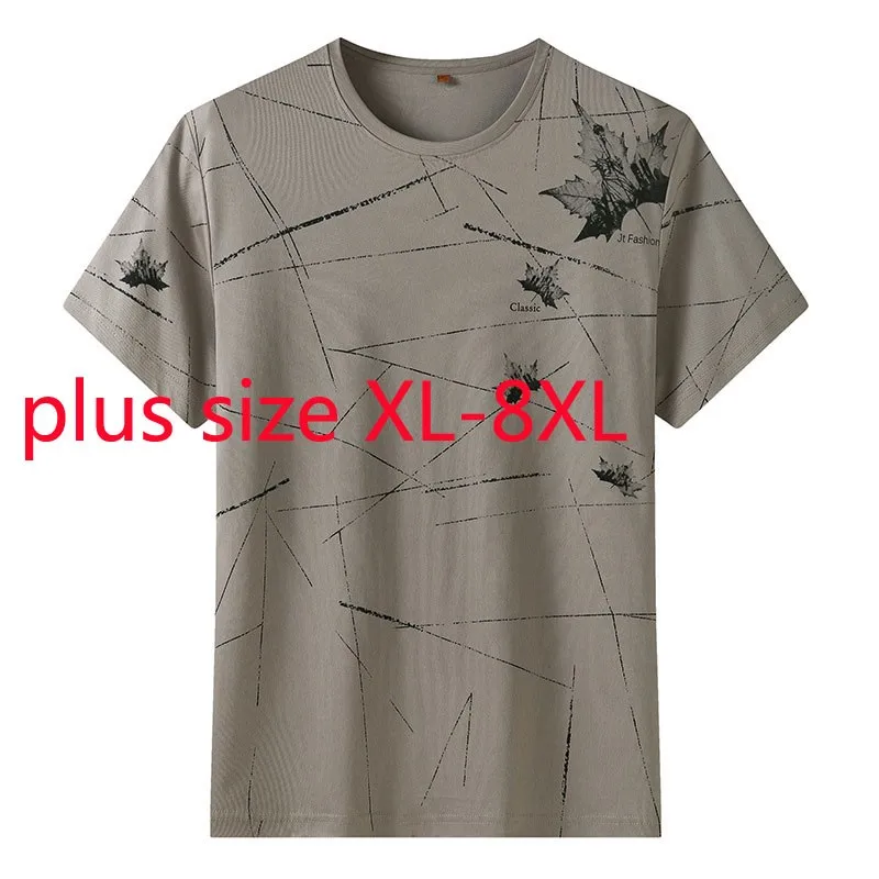New Arrival Young Summer Round Neck Printed Short Sleeve Knitted T Shirt Fashion Cotton Casual Oversize Men Plus Size 2XL-8XL
New Arrival Young Summer Round Neck Printed Short Sleeve Knitted T Shirt Fashion Cotton Casual Oversize Men Plus Size 2XL-8XL