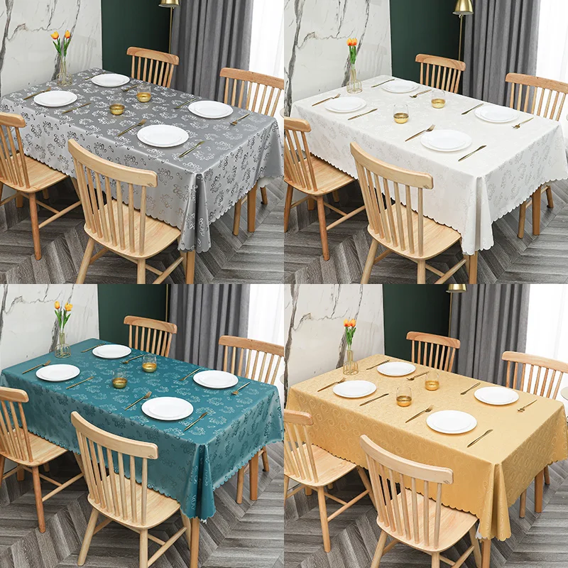 Rectangular Plastic Tablecloth Pvc Waterproof Antifouling Cover Outdoor Dining Table Cloth
Rectangular Plastic Tablecloth Pvc Waterproof Antifouling Cover Outdoor Dining Table Cloth