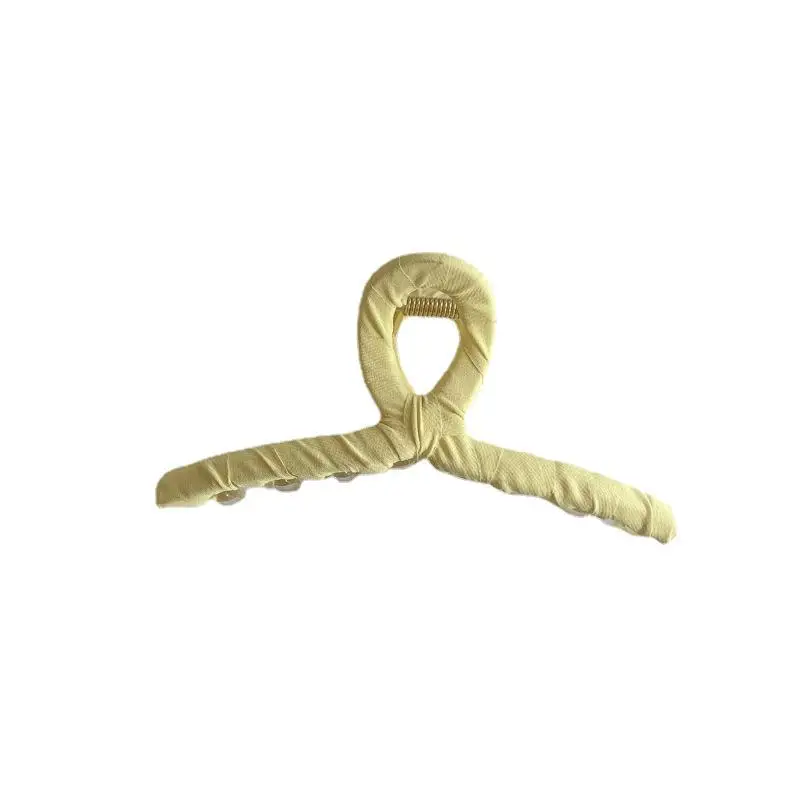Elegant Colorful Cross Alloy Metal Claw Hair Clip Solid Neon Fabric Wrapped Hair Claw for Women Thick Hair
Elegant Colorful Cross Alloy Metal Claw Hair Clip Solid Neon Fabric Wrapped Hair Claw for Women Thick Hair