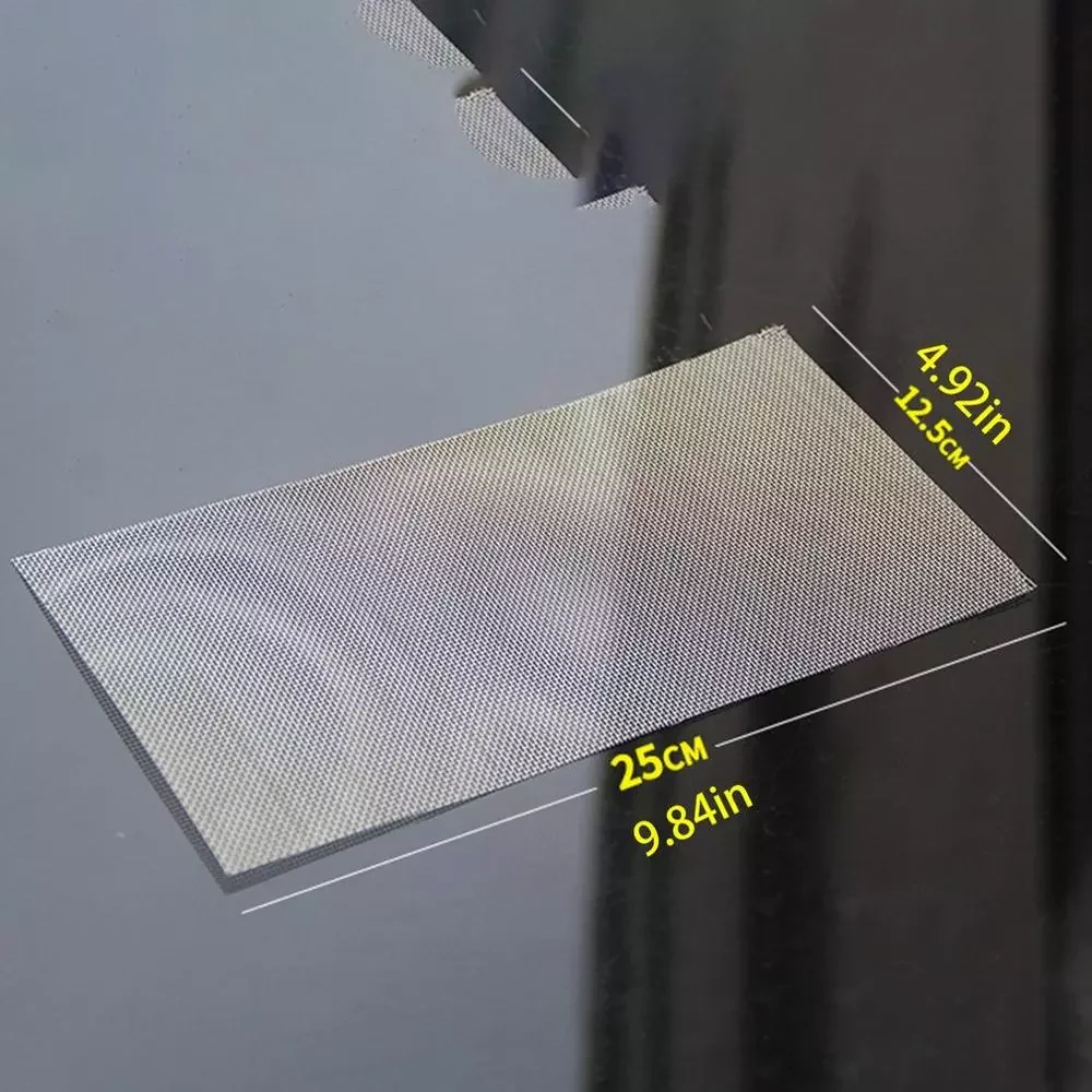 Stainless Steel Mesh Filter Net Metal Front Repair Fix Mesh Filtration Woven Wire Screening Sheet Screening Filter Car Supplies
Stainless Steel Mesh Filter Net Metal Front Repair Fix Mesh Filtration Woven Wire Screening Sheet Screening Filter Car Supplies