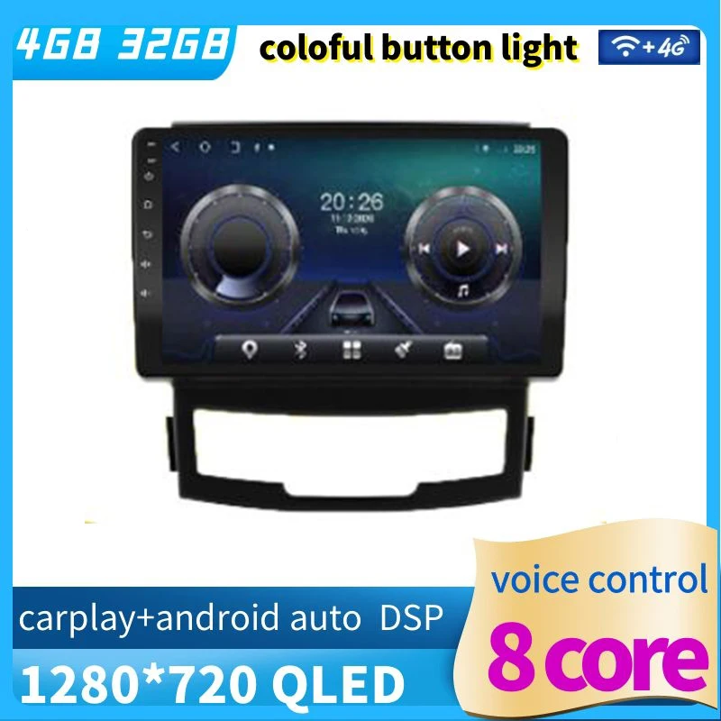 9" Octa Core 1280*720 QLED Screen Android 12 Car Video Player GPS Navigation For Ssangyong Korando,New Actyon 2011-2013
9" Octa Core 1280*720 QLED Screen Android 12 Car Video Player GPS Navigation For Ssangyong Korando,New Actyon 2011-2013