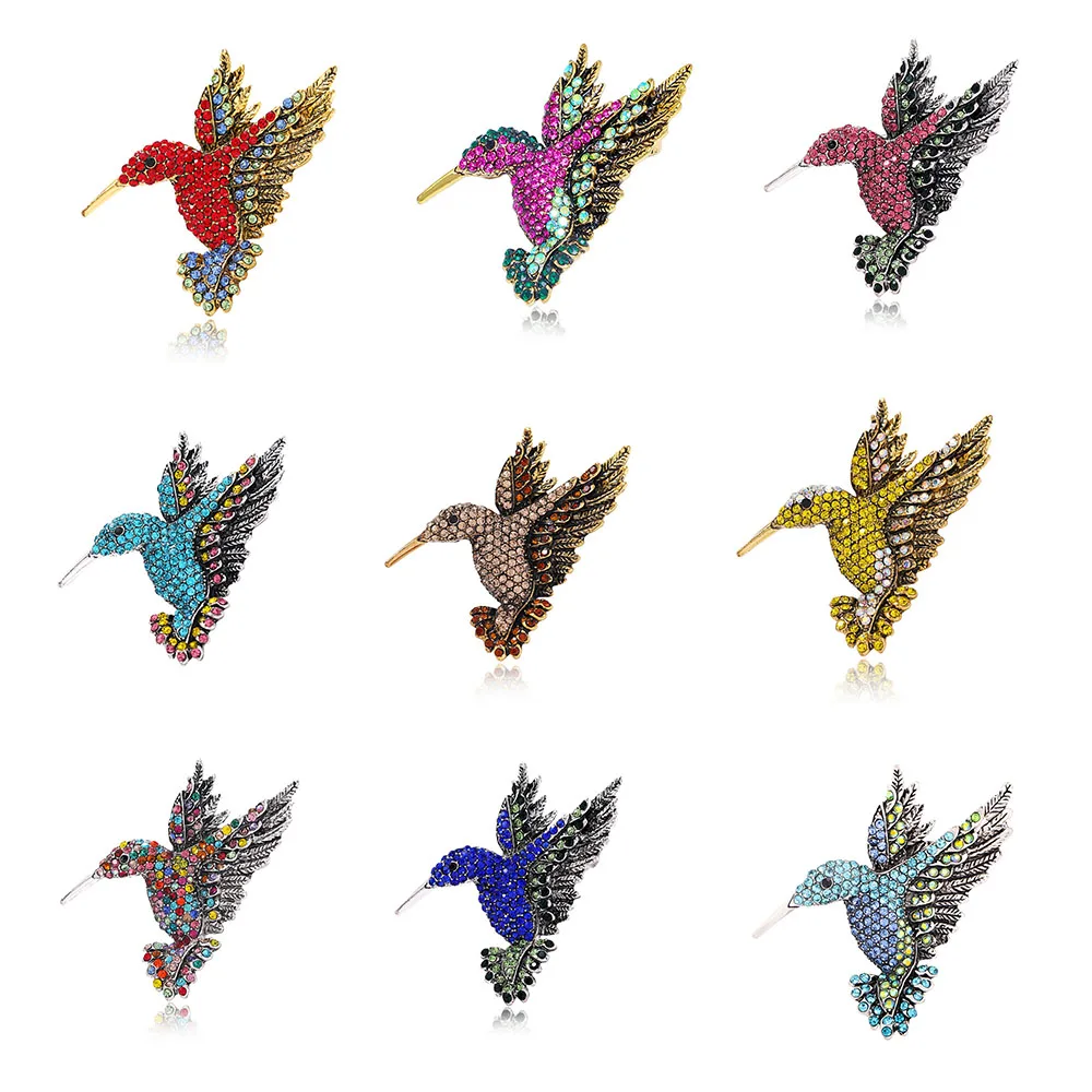 High-end Rhinestone Hummingbird Brooch Animal Corsage Brooch Clothing Bird Pin Brooch
High-end Rhinestone Hummingbird Brooch Animal Corsage Brooch Clothing Bird Pin Brooch