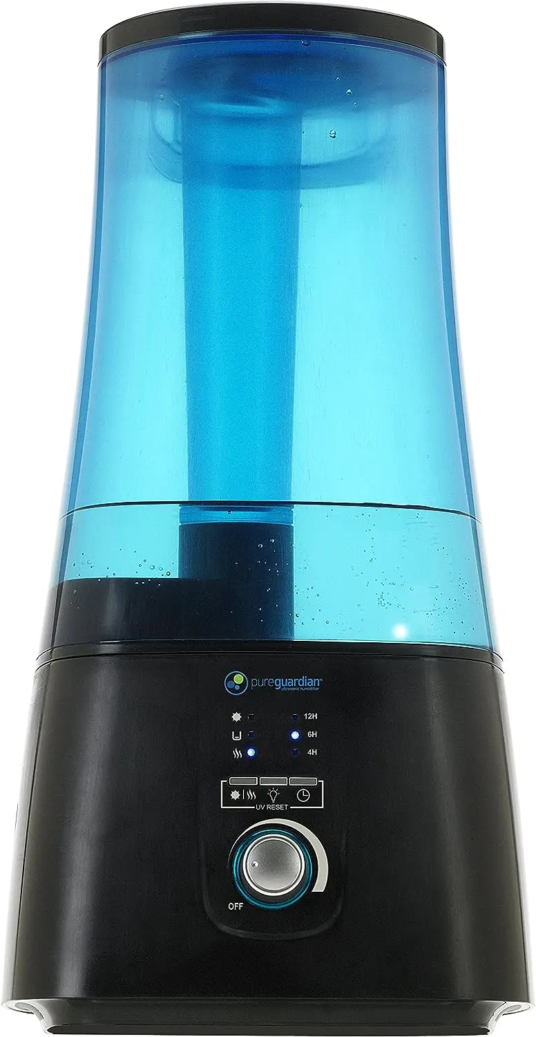 Ultrasonic Warm and Cool Mist Humidifier UVC, 100 Hrs. Run Time, 2 Gal. Tank, 380 Sq. Ft. Coverage, Quiet, Filter Free, Treated
Ultrasonic Warm and Cool Mist Humidifier UVC, 100 Hrs. Run Time, 2 Gal. Tank, 380 Sq. Ft. Coverage, Quiet, Filter Free, Treated