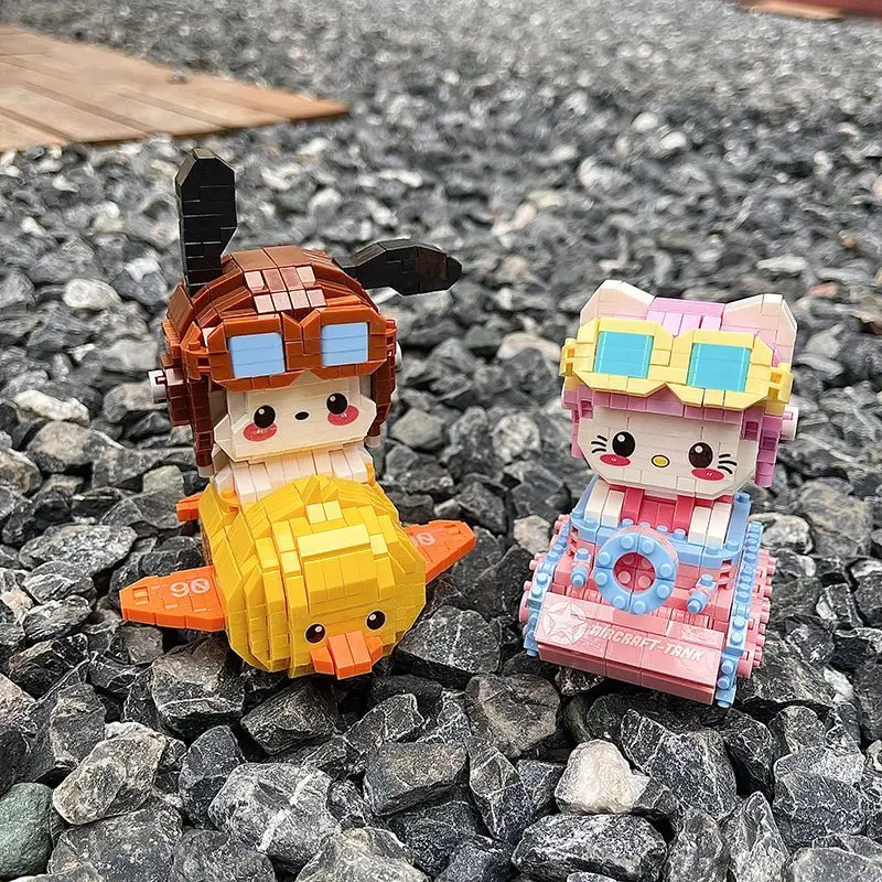 New Kawaii Cartoon Sanrios Lego Building Blocks Hellokittys Pochacco Cute Anime Assembly of Small Particles Children Puzzle Gift
New Kawaii Cartoon Sanrios Lego Building Blocks Hellokittys Pochacco Cute Anime Assembly of Small Particles Children Puzzle Gift