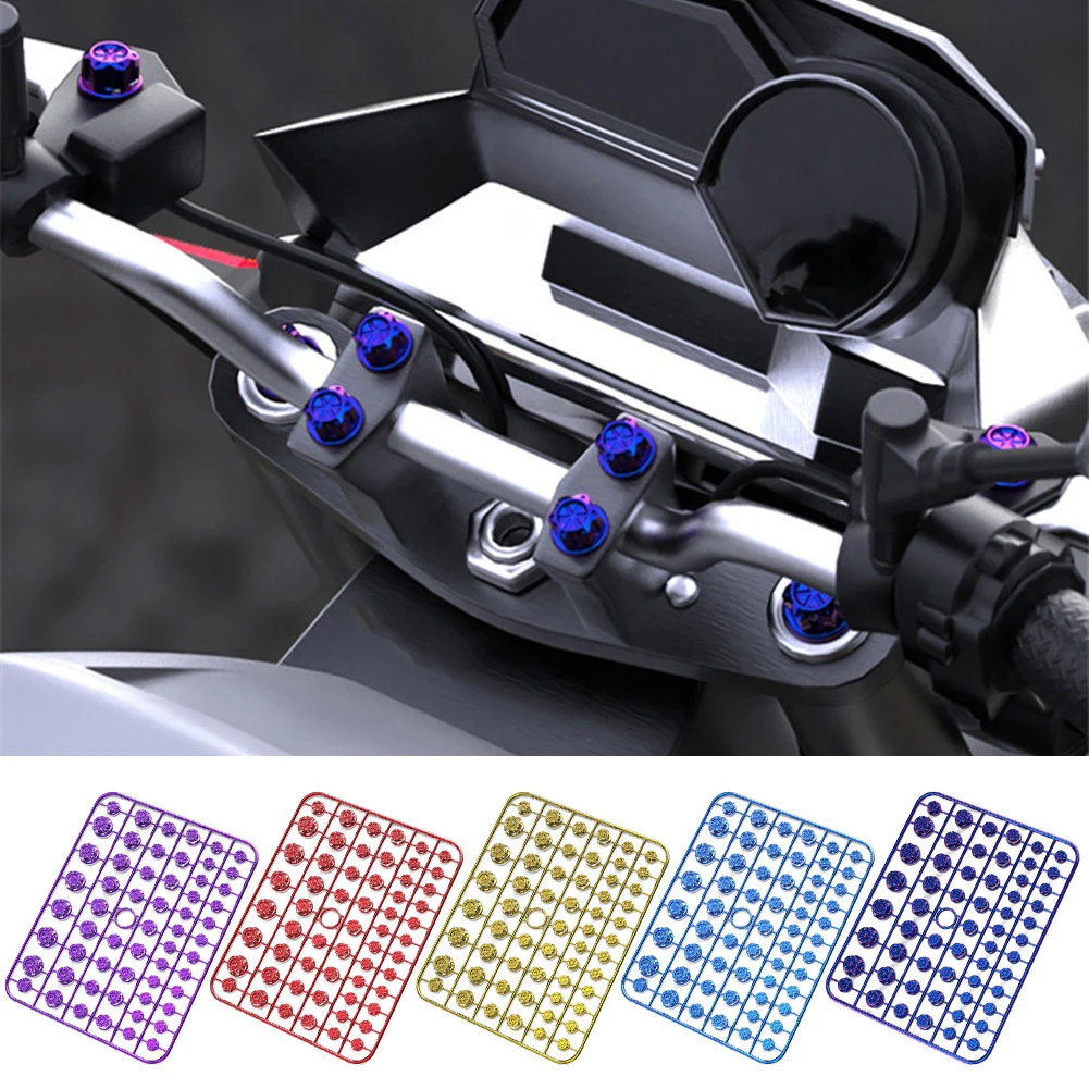 58pcs Motorcycle Ornamental Screws Nut Bolt Cap Cover Parts Kit Universal Decals Accessories For Kawasaki For Honda
58pcs Motorcycle Ornamental Screws Nut Bolt Cap Cover Parts Kit Universal Decals Accessories For Kawasaki For Honda