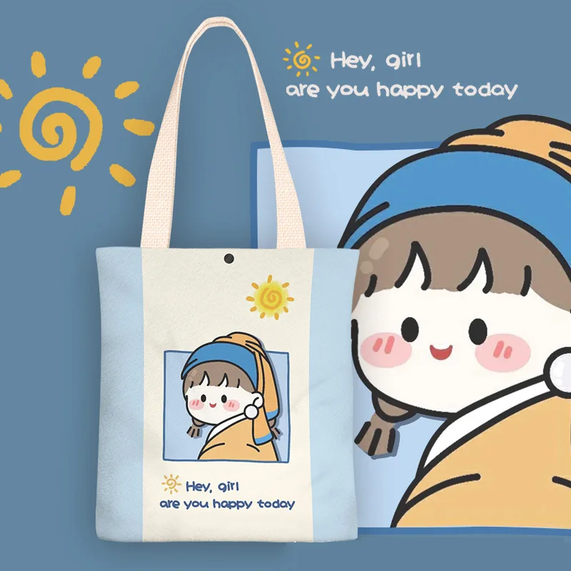 DICHOS japan style Women's Canvas Handbags sunshine gir large capacity Shoulder Bag Eco Reusable retro Shopping Bag
DICHOS japan style Women's Canvas Handbags sunshine gir large capacity Shoulder Bag Eco Reusable retro Shopping Bag