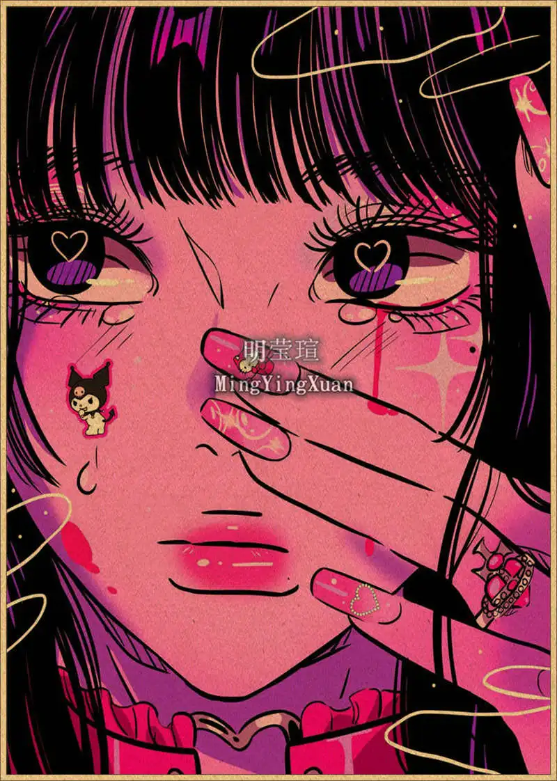 Декоративные плакаты в стиле японского аниме, 4K HD мультяшная Наклейка на стену с милой девушкой, ретро постер, принты из крафт-бумаги, милый Декор для комнаты
Декоративные плакаты в стиле японского аниме, 4K HD мультяшная Наклейка на стену с милой девушкой, ретро постер, принты из крафт-бумаги, милый Декор для комнаты