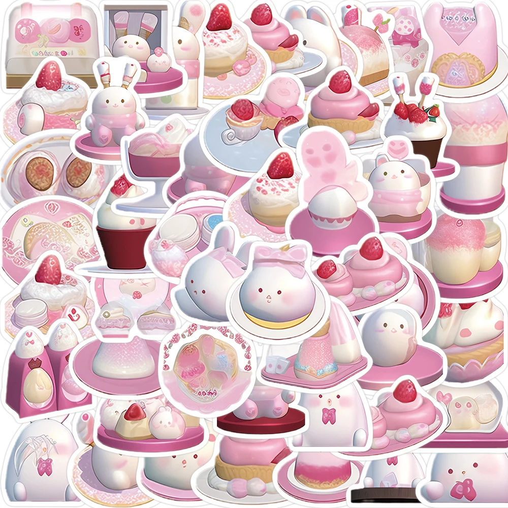10/30/49pcs Cute Pink Pudding Rabbit Cartoon Stickers Kawaii Decals DIY Laptop Phone Scrapbook Wall Decoration Sticker Kids Toy
10/30/49pcs Cute Pink Pudding Rabbit Cartoon Stickers Kawaii Decals DIY Laptop Phone Scrapbook Wall Decoration Sticker Kids Toy
