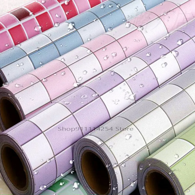 Kitchen Oil-Proof and Waterproof Self-Adhesive Vinyl Wallpapers Bathroom Home Decor Wall Sticker Mosaic Peel and Stick Wallpaper
Kitchen Oil-Proof and Waterproof Self-Adhesive Vinyl Wallpapers Bathroom Home Decor Wall Sticker Mosaic Peel and Stick Wallpaper