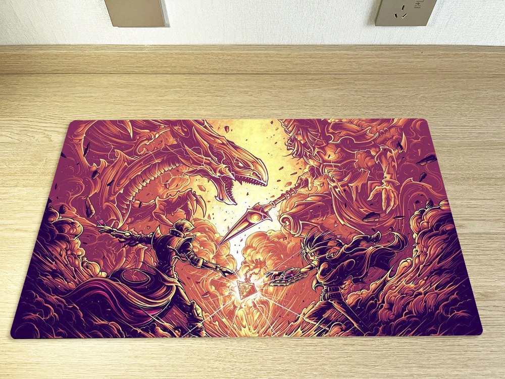 Board Game YuGiOh Playmat Dark Magician TCG CCG Mat Trading Card Game Mat Table Desk Mat Rubber Mouse Pad Free Bag
Board Game YuGiOh Playmat Dark Magician TCG CCG Mat Trading Card Game Mat Table Desk Mat Rubber Mouse Pad Free Bag