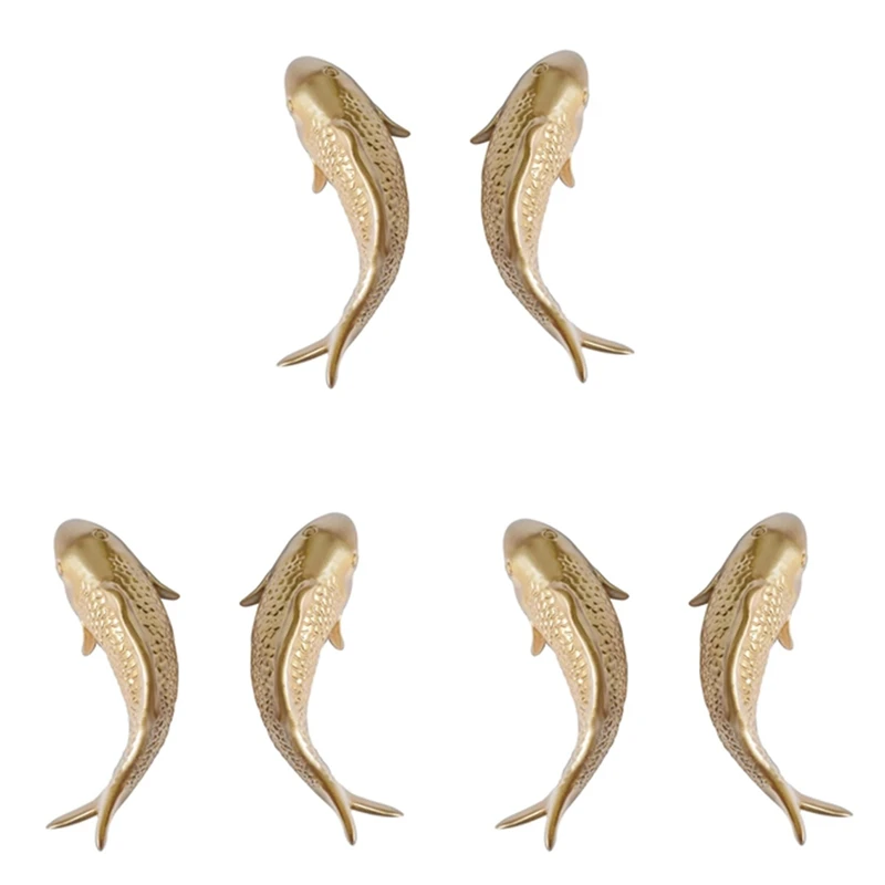 6Pcs Resin Carp Golden Fish Wall Hanging Ornament Personality Fish Figurine For Home Restaurant Background Wall Decor
6Pcs Resin Carp Golden Fish Wall Hanging Ornament Personality Fish Figurine For Home Restaurant Background Wall Decor