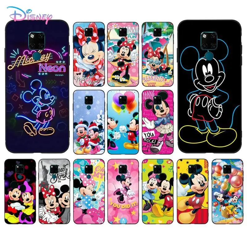 

Disney Mickey Mouse Phone Case for Huawei Mate 20 10 9 40 30 lite pro X Nova 2 3i 7se