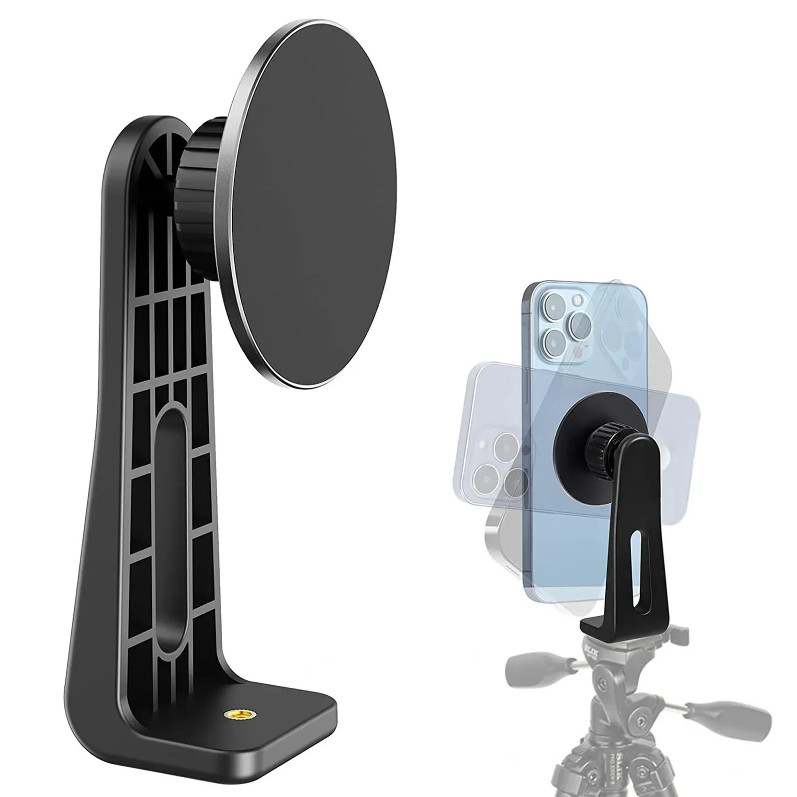 Universal Magnetic Phone Tripod Holder for Magsafe Mount Adapter for iPhone 14 13 12 Samsung HUAWEI 360° Rotatable Adjustable
Universal Magnetic Phone Tripod Holder for Magsafe Mount Adapter for iPhone 14 13 12 Samsung HUAWEI 360° Rotatable Adjustable