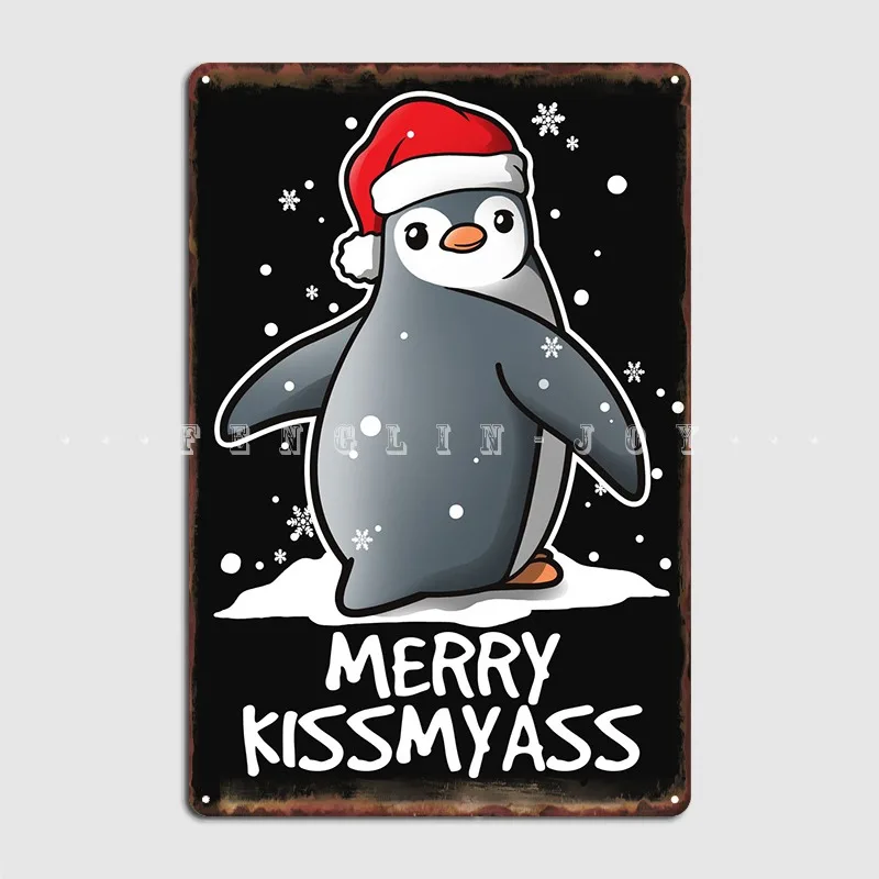Penguin Merry Kissmyass Metal Plaque Poster Plaques Custom Wall Mural Wall Tin Sign Posters
Penguin Merry Kissmyass Metal Plaque Poster Plaques Custom Wall Mural Wall Tin Sign Posters