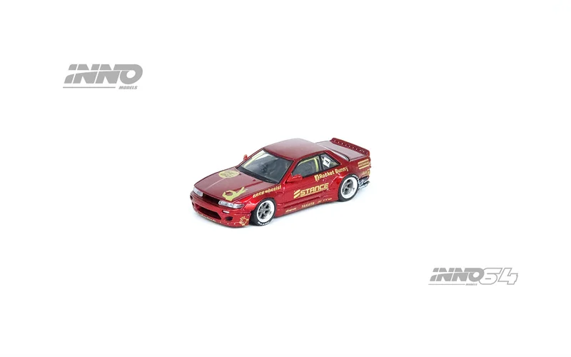 INNO 1:64 NISSAN SILVIA S13 V2 PANDEM / ROCKET BUNNY красная металлическая литая модель автомобиля
INNO 1:64 NISSAN SILVIA S13 V2 PANDEM / ROCKET BUNNY красная металлическая литая модель автомобиля