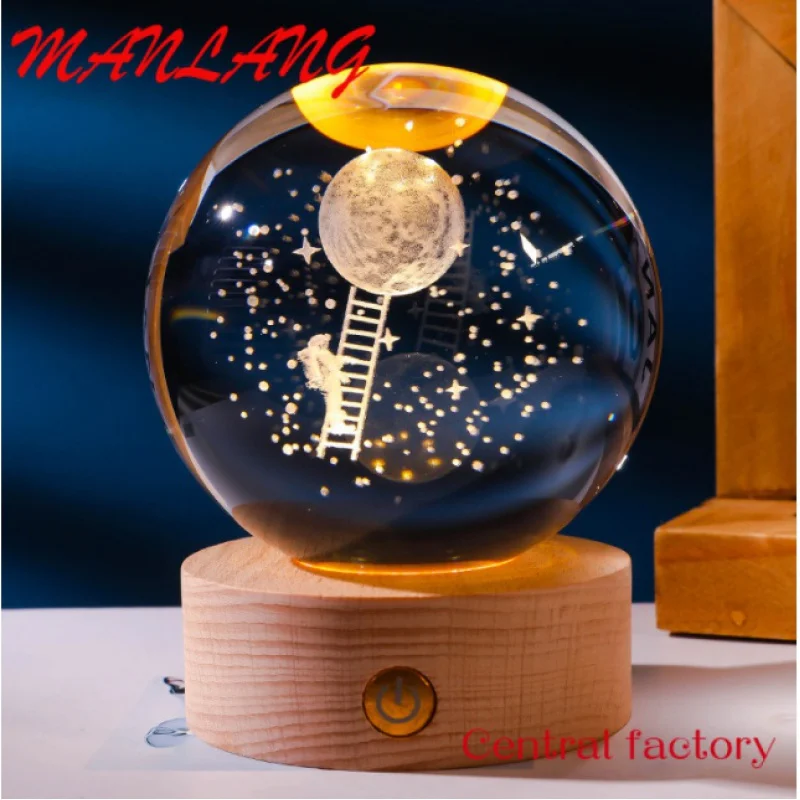 Custom Newish Hot 3D Crystal transparent lumino atmosphere light Inside carving Wood Starry Crystal Ball night light
Custom Newish Hot 3D Crystal transparent lumino atmosphere light Inside carving Wood Starry Crystal Ball night light