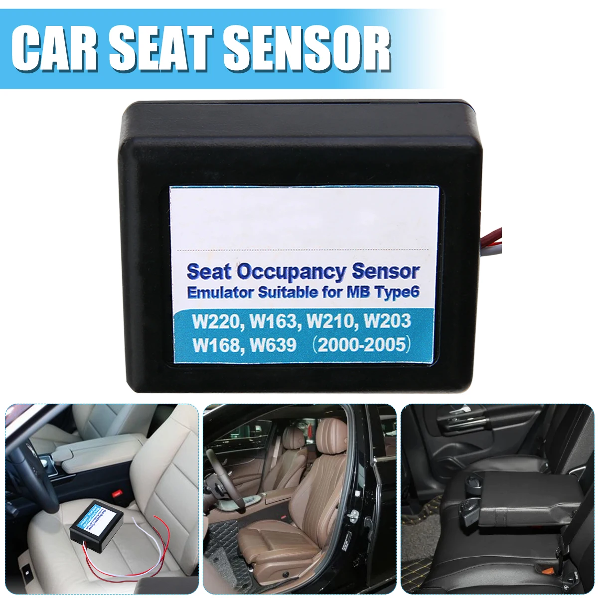 Mayitr 1pc Seat Occupancy Occupation Sensor SRS Emulator 12V For Mercedes Benz Type6 W220 W163 W210 W168 W639 Airbag Unit
Mayitr 1pc Seat Occupancy Occupation Sensor SRS Emulator 12V For Mercedes Benz Type6 W220 W163 W210 W168 W639 Airbag Unit