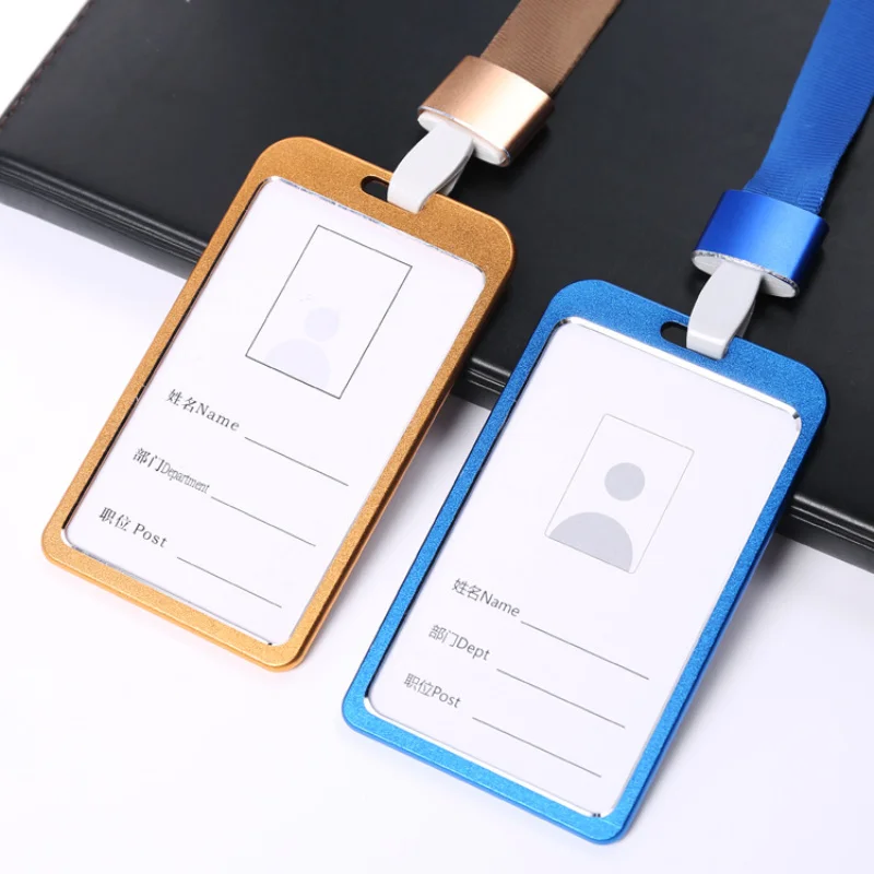1PC Work Card Holders Men Women Business Bank Credit Card Holder Name ID Card Cover Metal Work Badge Fashion Card Case
1PC Work Card Holders Men Women Business Bank Credit Card Holder Name ID Card Cover Metal Work Badge Fashion Card Case