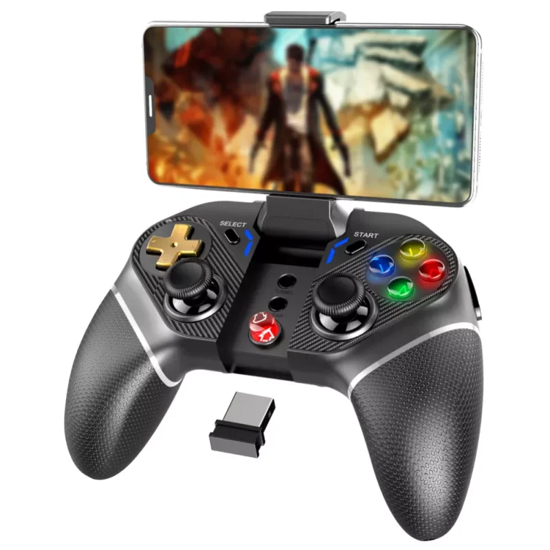 Game Wireless Gamepad Controller Joystick for PS3 for NS Console Bluetooth- Gamepad with 2.4G Receiver for Android IOS
Game Wireless Gamepad Controller Joystick for PS3 for NS Console Bluetooth- Gamepad with 2.4G Receiver for Android IOS