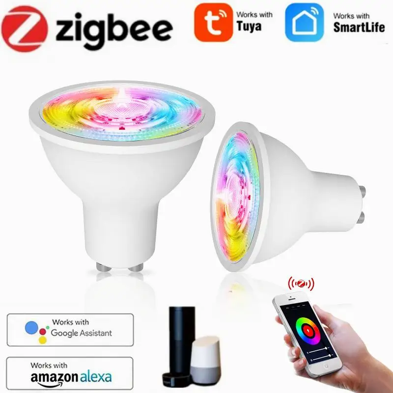 Tuya Smart ZigBee GU10 LED Bulb Smart Home 220V DIY Light Spotlight Via Smart Life Support Alexa Google Home Decor Assistant
Tuya Smart ZigBee GU10 LED Bulb Smart Home 220V DIY Light Spotlight Via Smart Life Support Alexa Google Home Decor Assistant