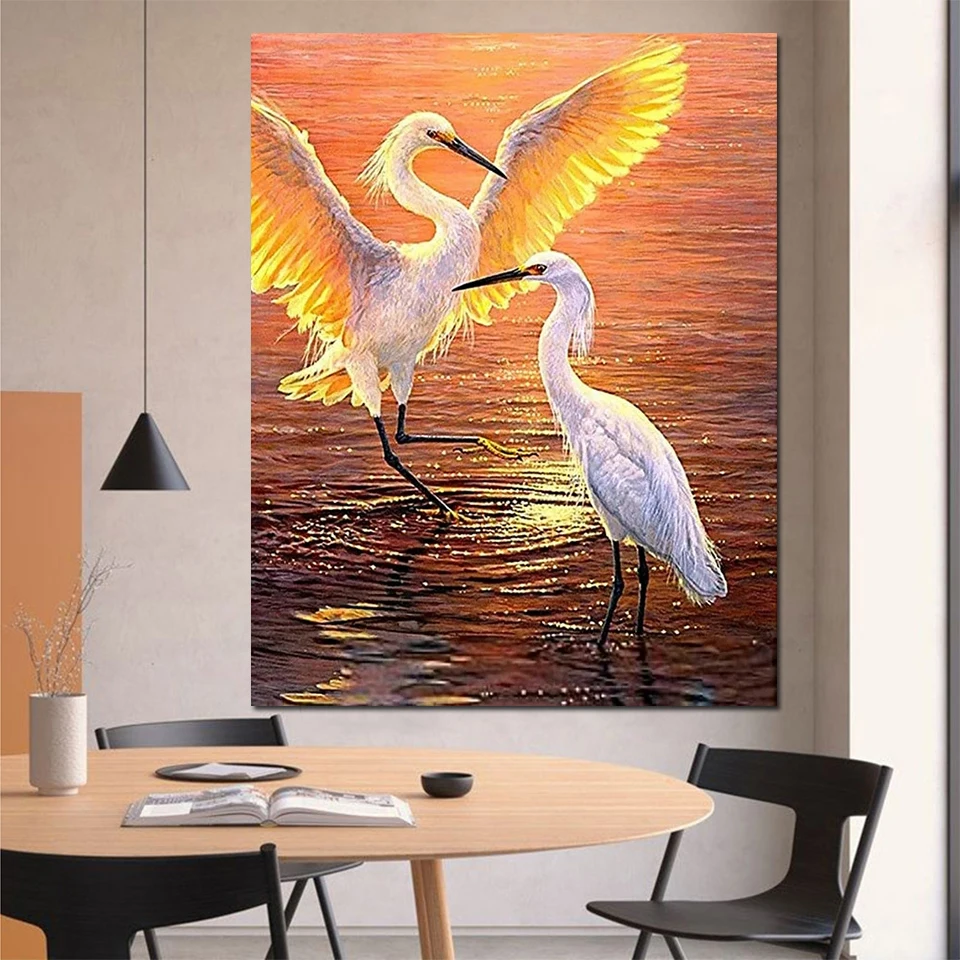 Crane Diamond Painting Bird 5D Diamond Embroidery Animal Cross Stitch Kit Rhinestone Pictures Mosaic Wall Art Home Decor Gift
Crane Diamond Painting Bird 5D Diamond Embroidery Animal Cross Stitch Kit Rhinestone Pictures Mosaic Wall Art Home Decor Gift
