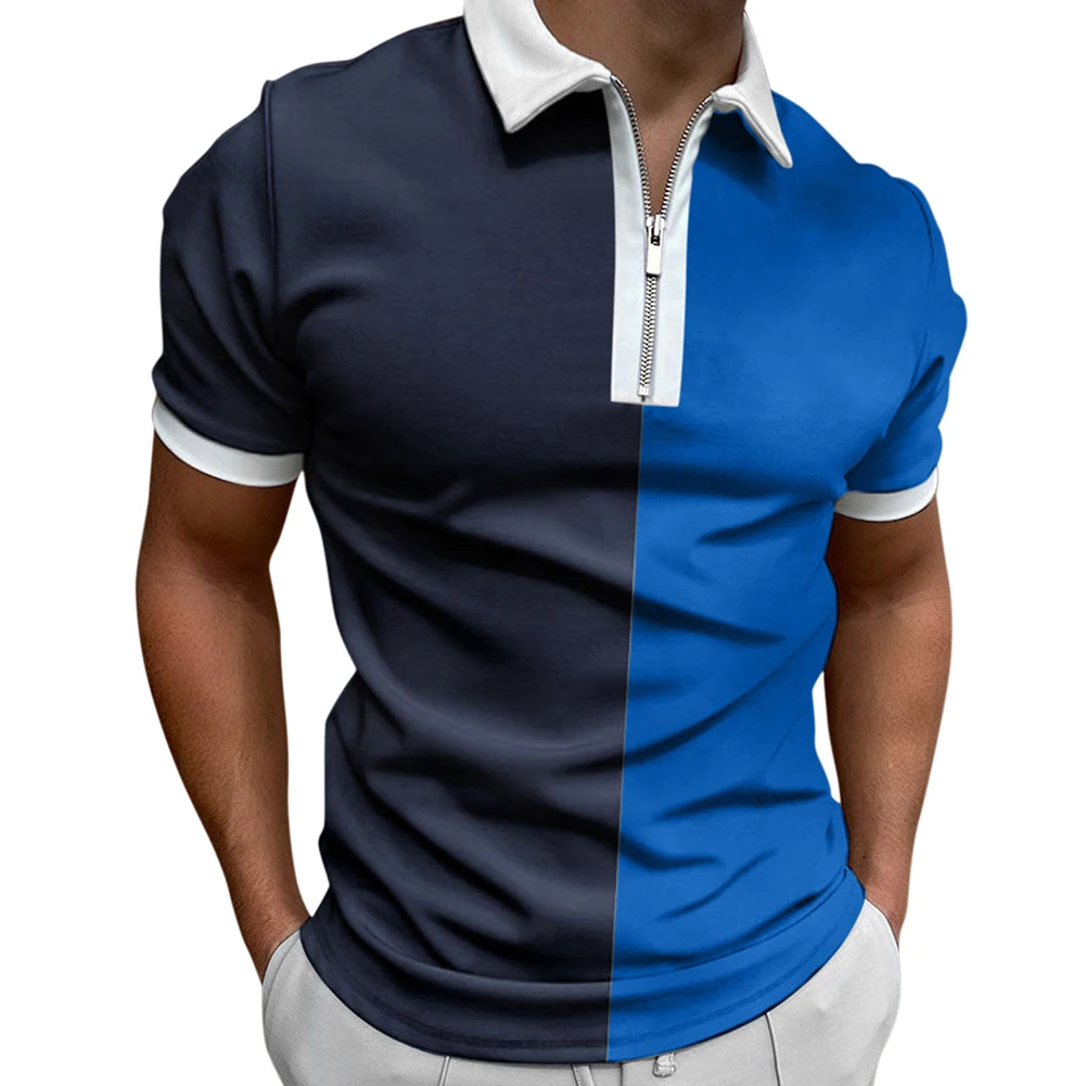Mens Streetwear Shirt For Men Short Sleeve Polo Shirt Printed Shirt Casual Slim Fit Sport Breathable Zip Shirt Business Tops Tee
Mens Streetwear Shirt For Men Short Sleeve Polo Shirt Printed Shirt Casual Slim Fit Sport Breathable Zip Shirt Business Tops Tee