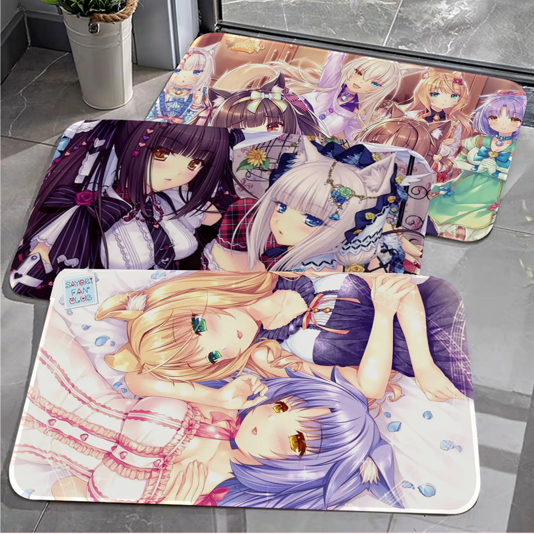 Nekopara Chocola Floor Mat Kids Room Bedroom Decoration Balcony Anti-Slip Doormat Living Room Toilet Rug
Nekopara Chocola Floor Mat Kids Room Bedroom Decoration Balcony Anti-Slip Doormat Living Room Toilet Rug