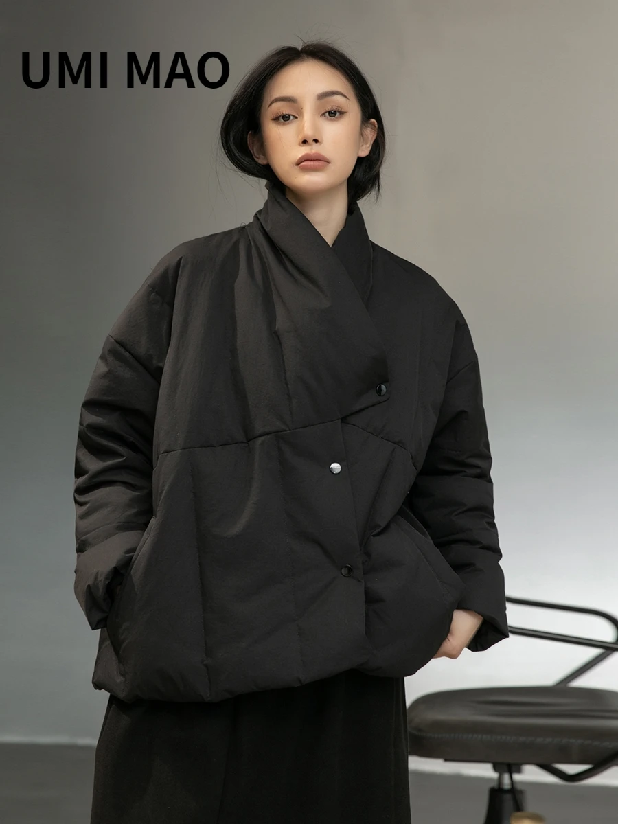 UMI MAO Yamamoto Dark Winter Wear Retro Simple Loose Irregular Down Jacket Short Coat Female Clothes Women Femme Y2K
UMI MAO Yamamoto Dark Winter Wear Retro Simple Loose Irregular Down Jacket Short Coat Female Clothes Women Femme Y2K