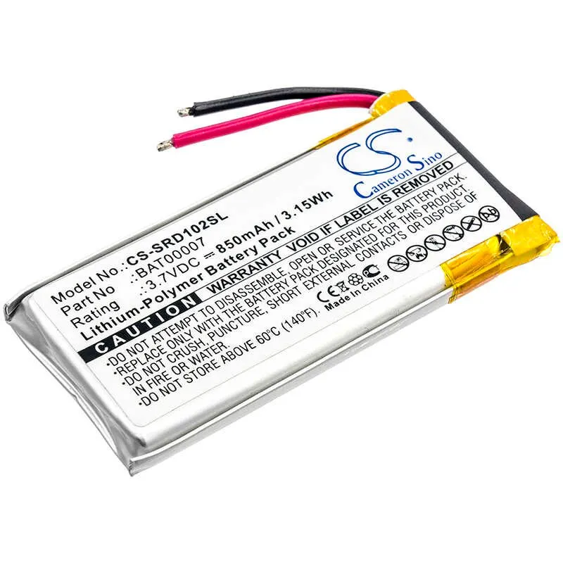 Аккумулятор CameronSino CS-SRD102SL для гарнитуры Cardo Scala Rider Packtalk Duo SRPT0102 (BAT00007) 850mah |