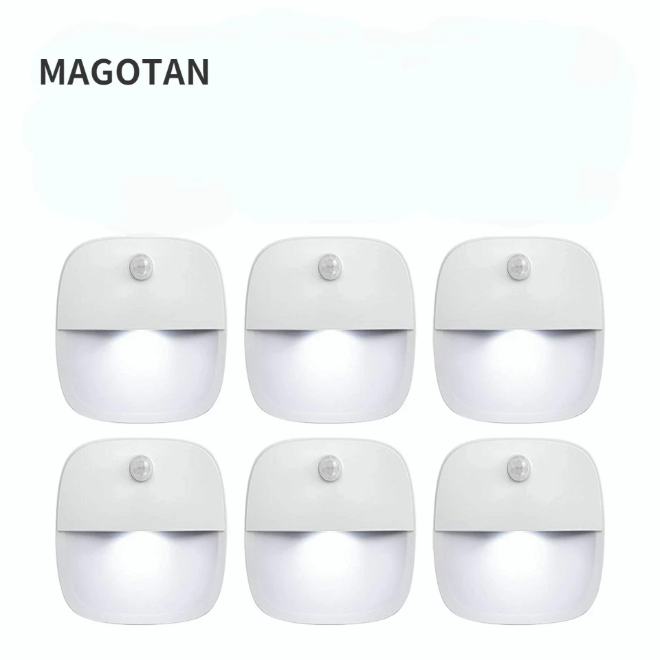 Motion Sensor LED Night Light Smart Battery Powered WC Bedside Light for Room Corridor Access Toilet Home Lighting apex legends
Motion Sensor LED Night Light Smart Battery Powered WC Bedside Light for Room Corridor Access Toilet Home Lighting apex legends