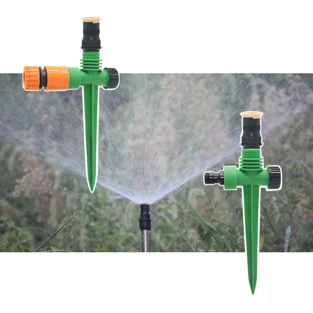Garden Irrigation Sprinkler With Plastic Spike Support 1/2" Thread 0-360 Degrees Adjustable Nozzle Agricultural Garden Watering
Garden Irrigation Sprinkler With Plastic Spike Support 1/2" Thread 0-360 Degrees Adjustable Nozzle Agricultural Garden Watering