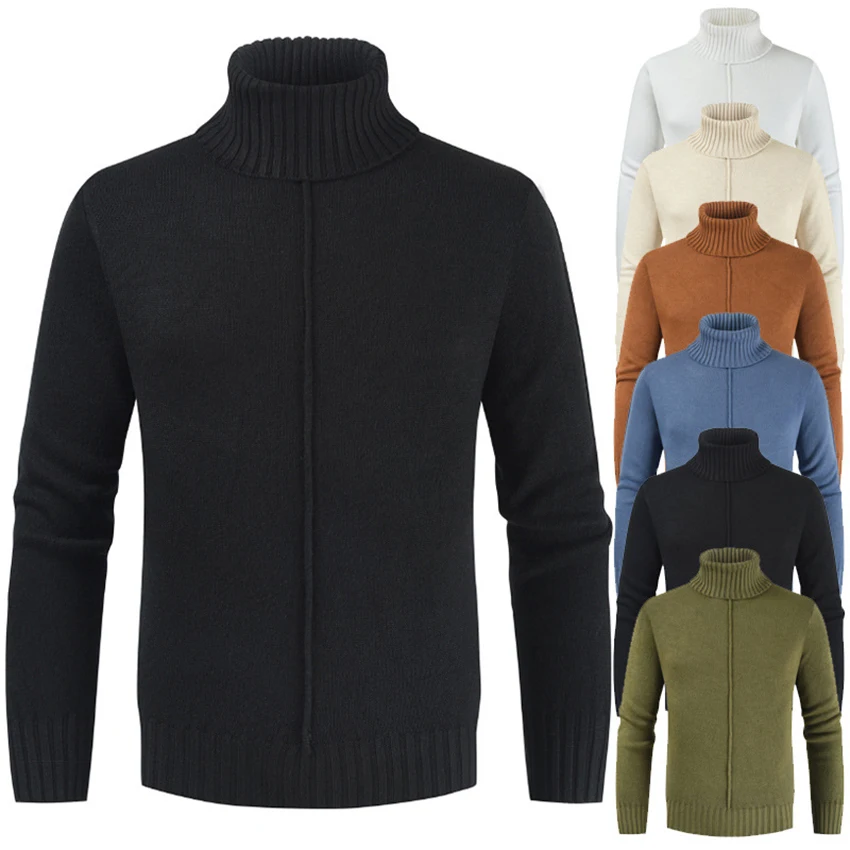 Мужской свитер осень/зима Мужская водолазка стройнящий Однотонный свитер с длинным рукавом Мужская трикотажная одежда мужская одежда
Мужской свитер осень/зима Мужская водолазка стройнящий Однотонный свитер с длинным рукавом Мужская трикотажная одежда мужская одежда