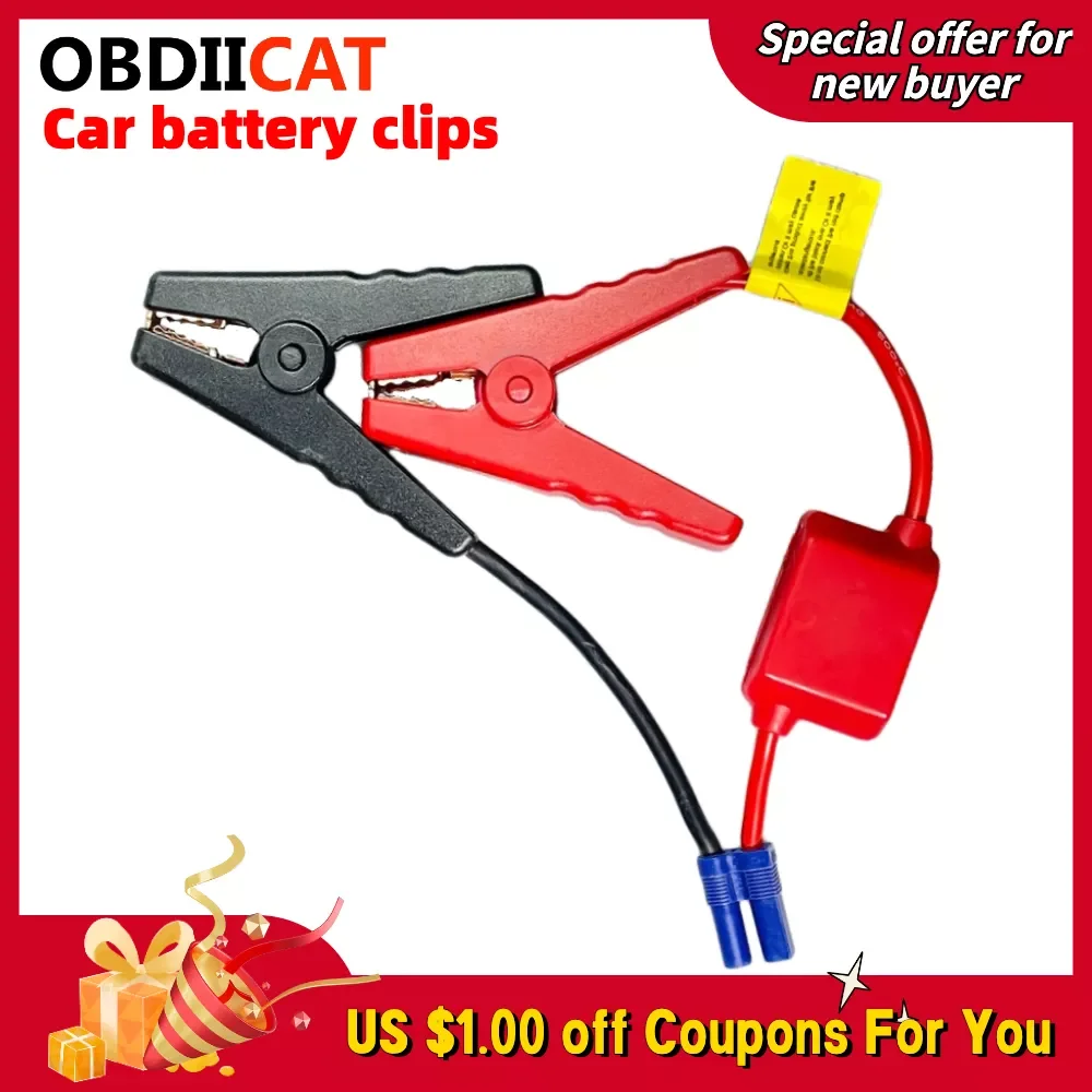 NEW2023 Red Black Battery clip Connector Emergency Jumper Cable Clamp Booster Battery Clips for Universal 12V Car Starter Jump
NEW2023 Red Black Battery clip Connector Emergency Jumper Cable Clamp Booster Battery Clips for Universal 12V Car Starter Jump