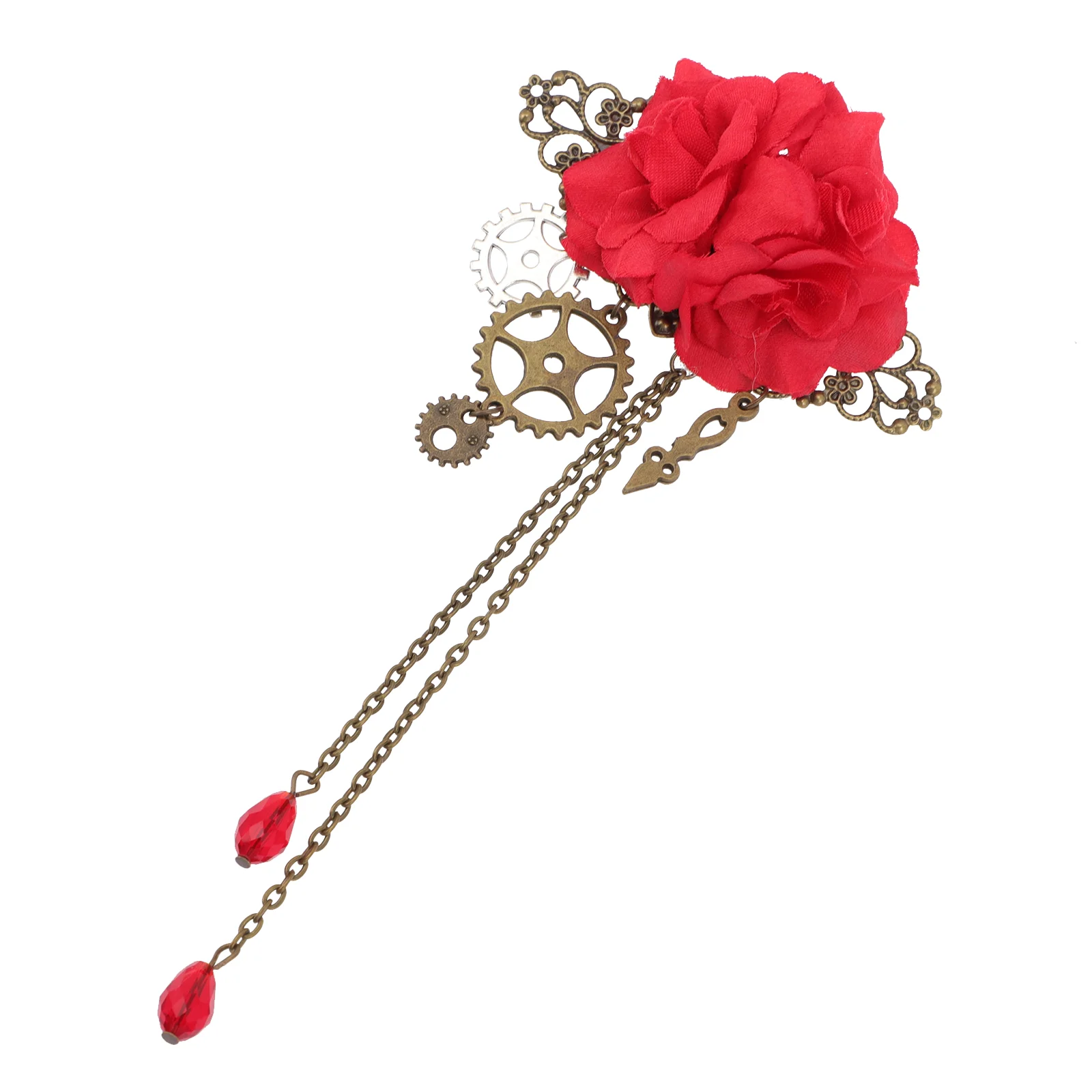 Punk Mechanical Hairpin Flowers Hair Styling Accessories Clips Chain Decor Decorate Lolita Alloy Anime Bride Styling
Punk Mechanical Hairpin Flowers Hair Styling Accessories Clips Chain Decor Decorate Lolita Alloy Anime Bride Styling