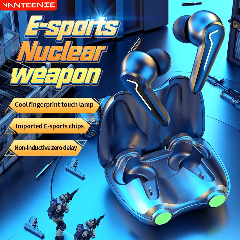 E-Sports Wireless Bluetooth Earphones Waterproof Noise Reduction Game TWS Headsets Touch Control Earbuds
E-Sports Wireless Bluetooth Earphones Waterproof Noise Reduction Game TWS Headsets Touch Control Earbuds
