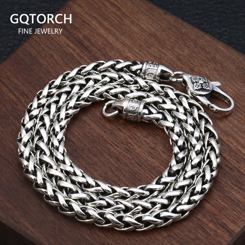 Ожерелье с цепочкой из пеньки в стиле ретро, 5 мм 
Ожерелье с цепочкой из пеньки в стиле ретро, 5 мм