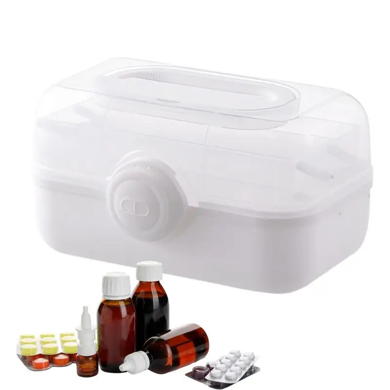 Portable Medicine Box Pill Organizers And Pills Container Transparent Portable Storage Box Vanity Organizer Bin For Cabinet
Portable Medicine Box Pill Organizers And Pills Container Transparent Portable Storage Box Vanity Organizer Bin For Cabinet