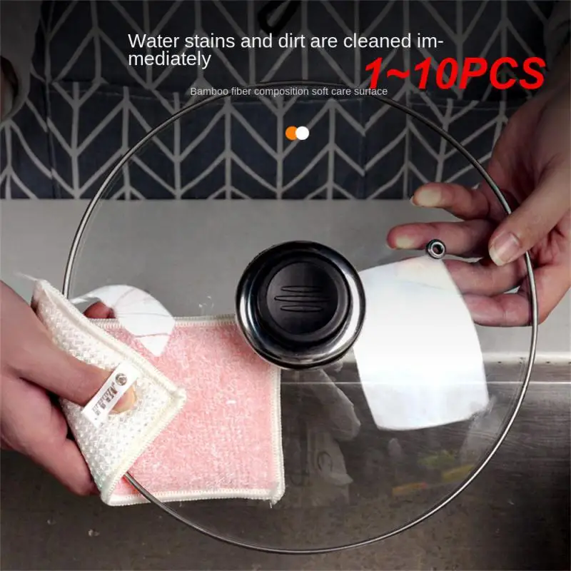1~10PCS Bamboo Fiber Sponge Dishwashing Rag Scouring Pad Reusable Oil-free Double-sided Household Brush Cleaning Tool Kitchen
1~10PCS Bamboo Fiber Sponge Dishwashing Rag Scouring Pad Reusable Oil-free Double-sided Household Brush Cleaning Tool Kitchen