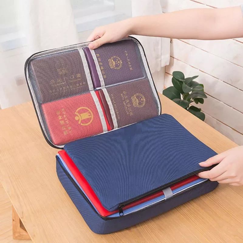 Document Ticket Storage Bag Waterproof Large Capacity for Home Office Travel 35 x 6 x 27cm
Document Ticket Storage Bag Waterproof Large Capacity for Home Office Travel 35 x 6 x 27cm