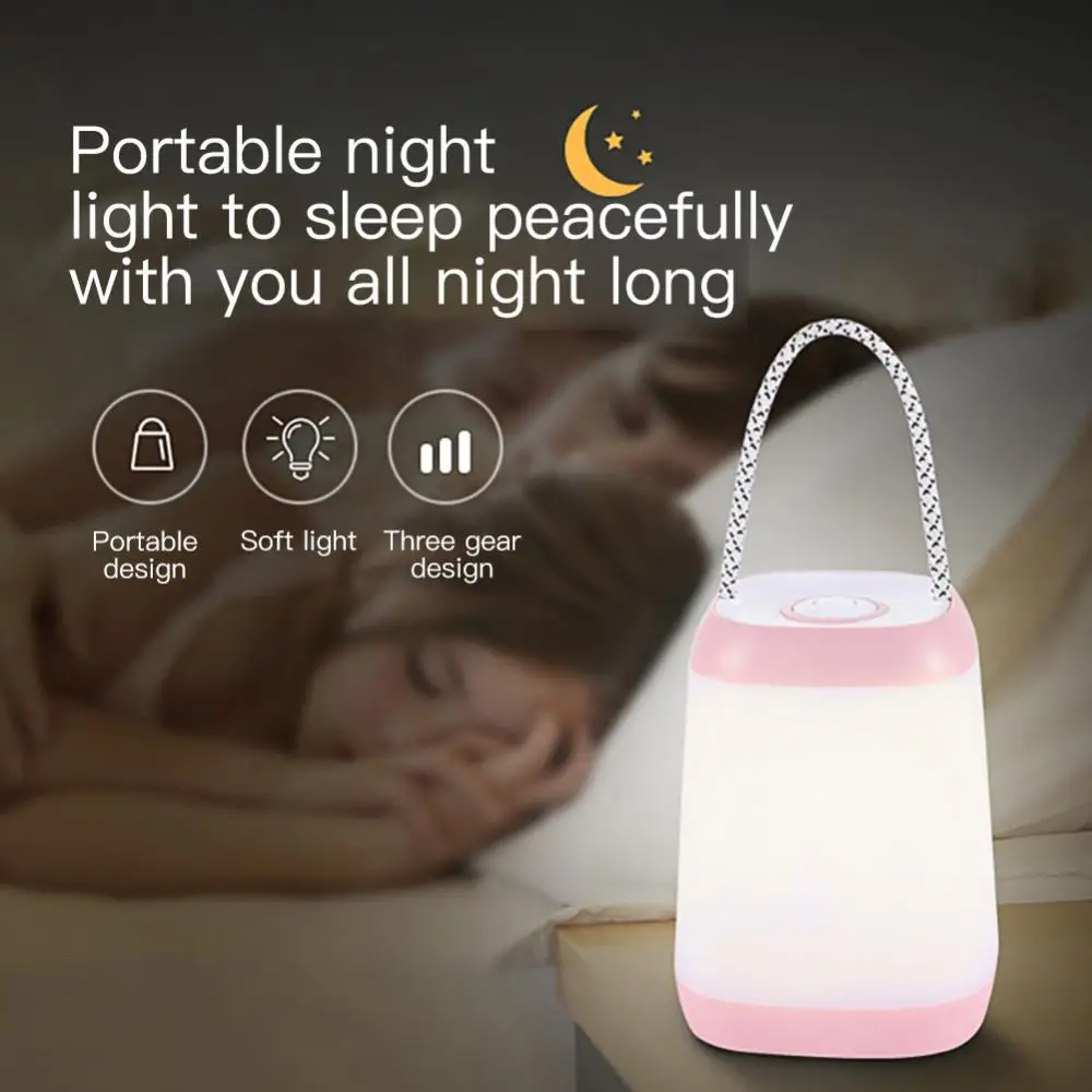 Durable Sleep Lamp Eye Care Usb Charge Camping Lantern Light Portable Night Light Dormitory Bedroom Outdoor Household
Durable Sleep Lamp Eye Care Usb Charge Camping Lantern Light Portable Night Light Dormitory Bedroom Outdoor Household