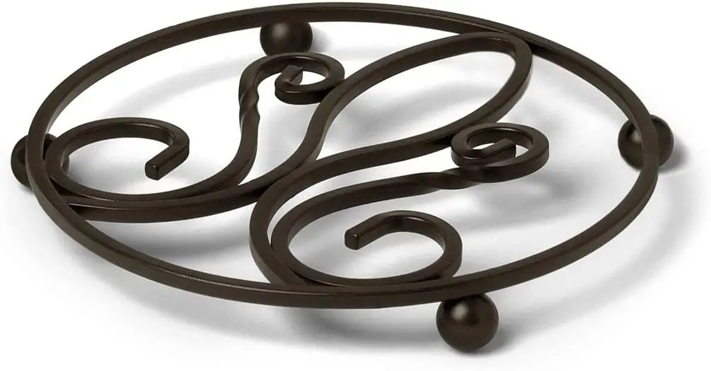 Patrice \u2014 Heat Resistant Steel Dining Protector, Classic Metal Table, Holds Hot Pots and Cast Iron Pots, Fleur de Lis Kitch
Patrice \u2014 Heat Resistant Steel Dining Protector, Classic Metal Table, Holds Hot Pots and Cast Iron Pots, Fleur de Lis Kitch