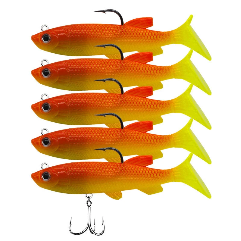 5pcs High Quality Sinking Soft Baits Swim Shad Fishing Lures Sensitive Action Saltwater Swimbait Bass Fishing Tackle
5pcs High Quality Sinking Soft Baits Swim Shad Fishing Lures Sensitive Action Saltwater Swimbait Bass Fishing Tackle