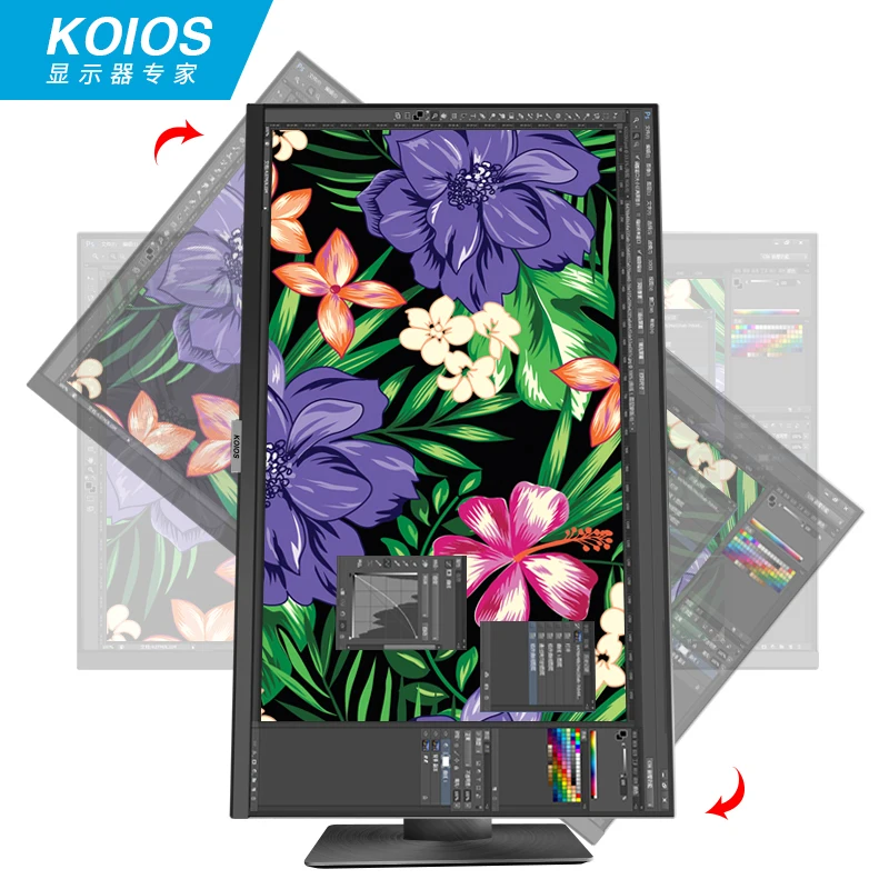 

KOIOS K2723UE 27 Inch 4K Monitor 60Hz HDR Narrow Frame Desktop PC Lcd UHD Display IPS Panel Screen 3840*2160 HDMI-compatib/DP